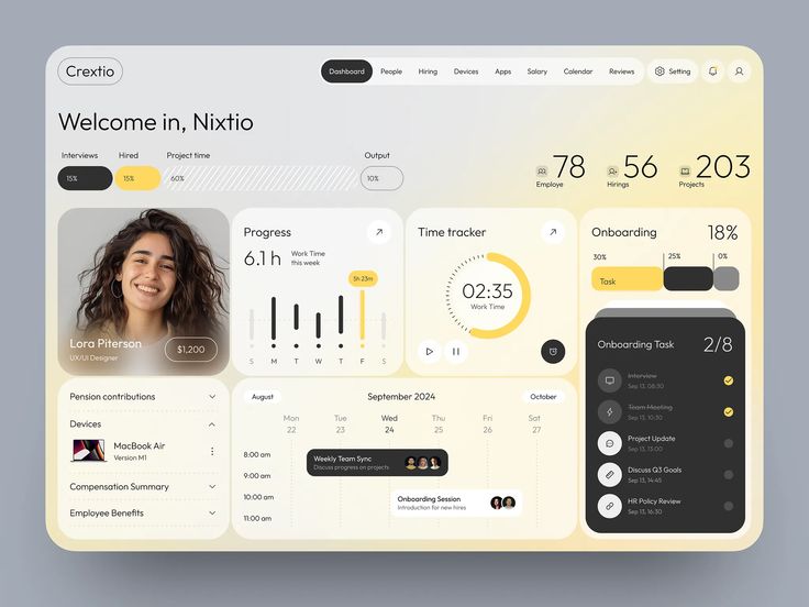SaaS CRM Dashboard